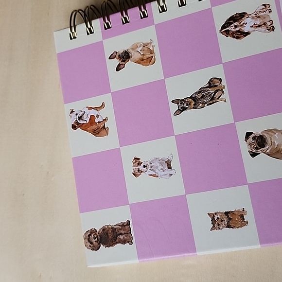 Brand New Eccolo Dogs Checker Boxes Notebook - Picture 7 of 8